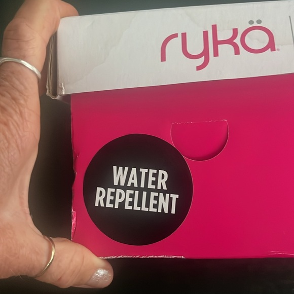 Ryka Water Repellant Black Boots Women’s Sz 9M lace up rain sleet snow shoes - Picture 7 of 12